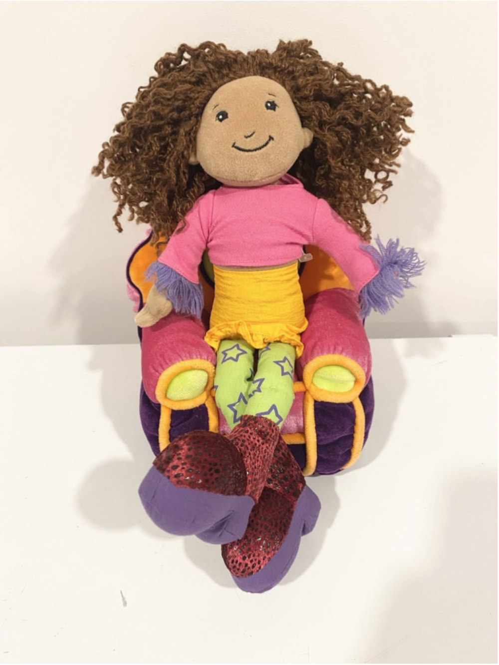 2001 Manhattan Toy Groovy Girls Solana Doll 18” Plush Chair Vintage Y2K Set